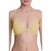 Natori Underwire Front Close Contour Bra In Yellow