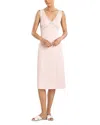 Natori V Neck Lace Trim Nightgown In Cameo Rose