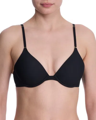 Natori Verge Convertible Plunge T-shirt Bra In Black