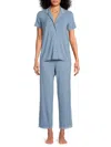 Natori Short Sleeve Pajama Set In Moon Mist