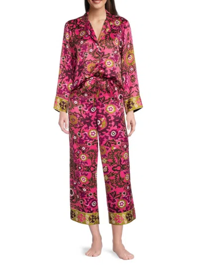 Natori Women's 2-piece Print Pajama Set In Pink Multi