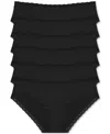 Natori Women's 6-pk. Bliss Girl Brief Underwear 156058p6 In Black