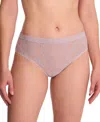 Natori Bliss Allure One Size Lace Girl Briefs In Grey Lilac