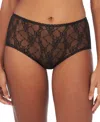Natori Women's Bliss Allure One Size Lace French Cut Underwear 772303 In Black