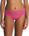 Natori Bliss Allure One Size Lace Girl Briefs In Rasberry Glaze