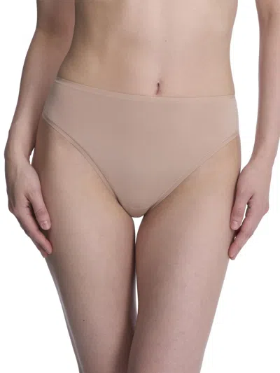 Natori Women's Bliss Bare Cotton High Cut Brief In Neutral