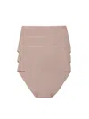 Natori Bliss Bare Cotton High Waist Brief 3-pack In Nude