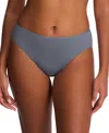 Natori Bliss Bare Cotton High Cut Brief In Blue