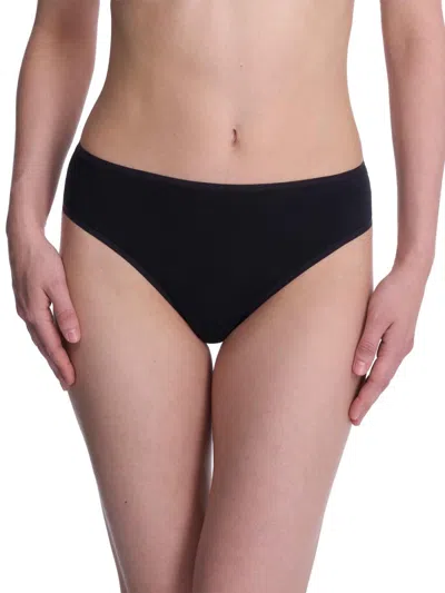 Natori Bliss Bare Cotton Hipster Briefs In Black
