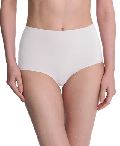 Natori Women's Bliss Bare Cotton High-waist Brief Underwear 778346 In White