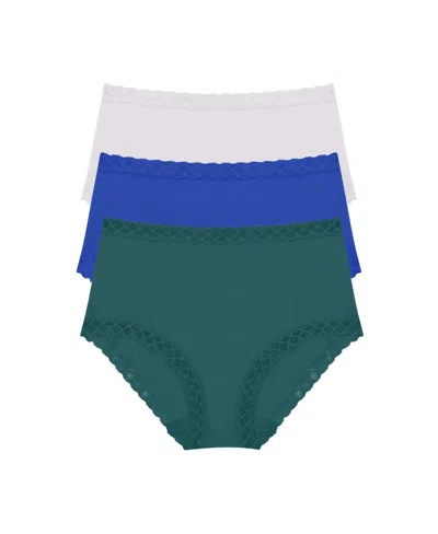 NATORI WOMEN'S BLISS FULL BRIEF 3-PACK PANTY 755058MP