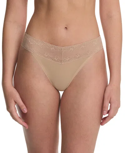 Natori Women's Bliss Perfection Classic Thong In Brown