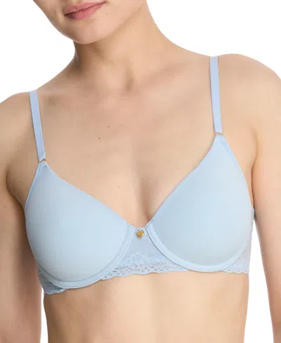 Natori Women's Bliss Perfection Contour Underwire Bra 721154 In Blue