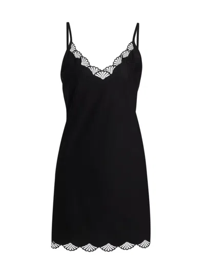 Natori Women's Bliss Serenity Lace Nightgown In Black