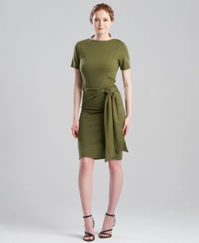 Natori Women's Boat Neck Short Dress In Green