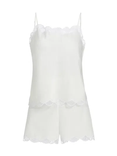 Natori Women's Colette Camisole & Shorts Set In White