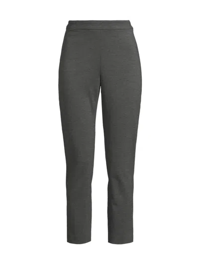 Natori Women's Compact Knit Straight-leg Pants In Green