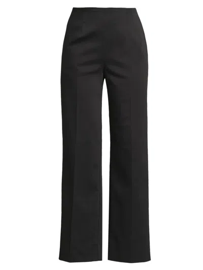 Natori Women's Cotton Crop Chino Pants In Black