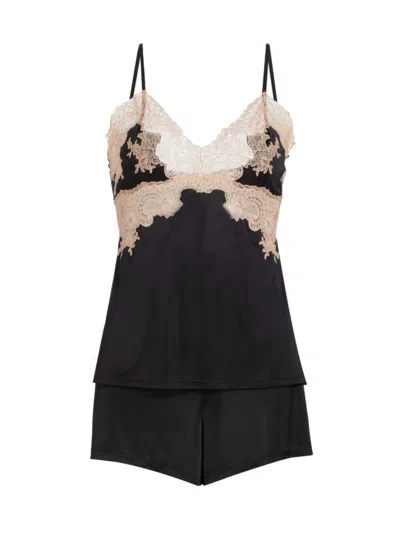 Natori Women's Enchant Lace Camisole Short Set In Black