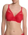 Natori Feathers Full Figure Plunge T-shirt Bra In Red
