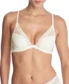 Natori Feathers Plunge T-shirt Basics Bra In Ivory