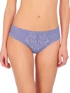 Natori Women's Feathers Lace Hipster In Coastal Blue