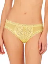 Natori Women's Feathers Lace Hipster In Lemon Lime