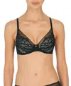 Natori Women's Flora Contour Underwire Bra 721150 In Black