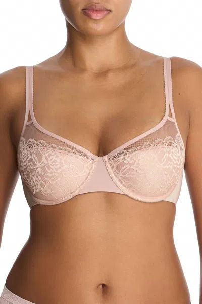 Natori Women's Graceful Full Fit Balconette Contour Underwire Bra In Rose/ivory In Neutral