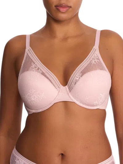 Natori Women's Love Lace Full Coverage Plunge T-shirt Bra In Pink