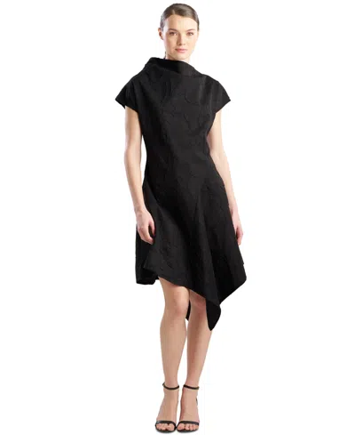 Natori Women's Mock Neck Dress In Black