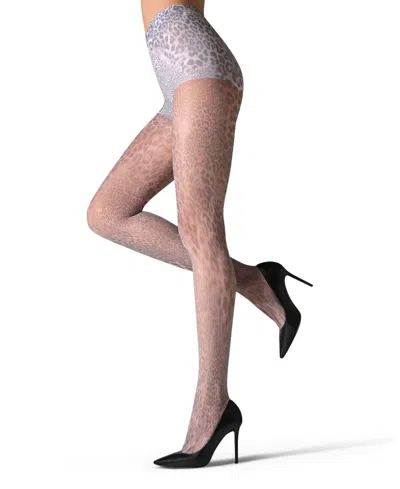 Natori Women's Neutral Animal Printed Sheer Tights