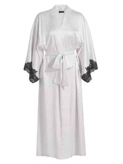 Natori Women's Peony Glamour Lace-trim Robe
