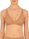 Natori Pretty Smooth Full Figure Contour Underwire In Brown