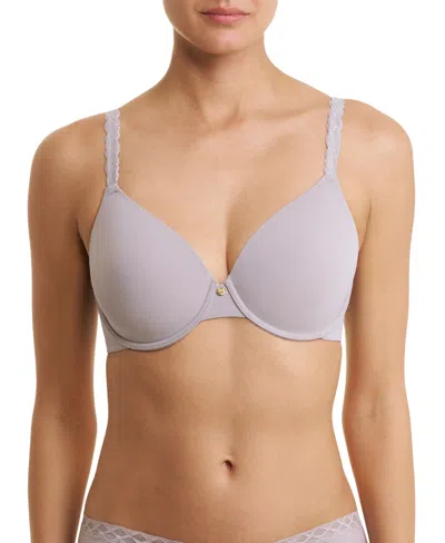 Natori Pure Luxe Full Fit Contour Bra In Gray