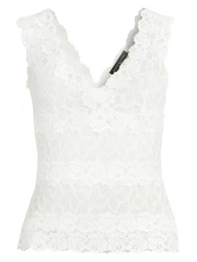 Natori Women's Rose Parfait Lace Tank In Warm White