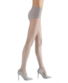 Natori Shimmer Sheer Tights In Silver-tone