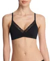 Natori Simply Lace Contour Plunge Underwire Bra In Black