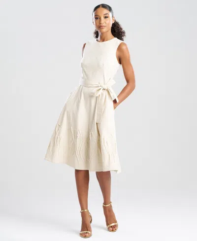 Natori Women's Solid Crewneck Midi Dress In Neutral