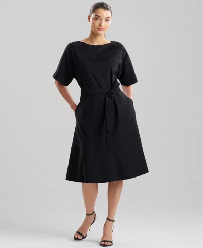 Natori Women's Solid Lightweight Woven Dress In Black