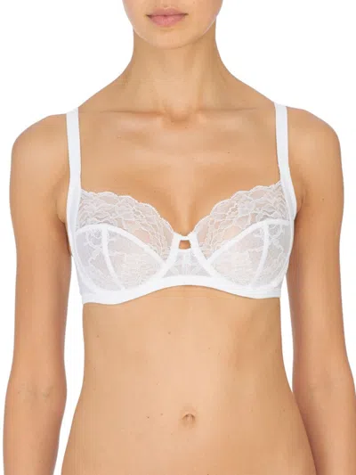 Natori Women's Statement Lace Side Support Bra In White