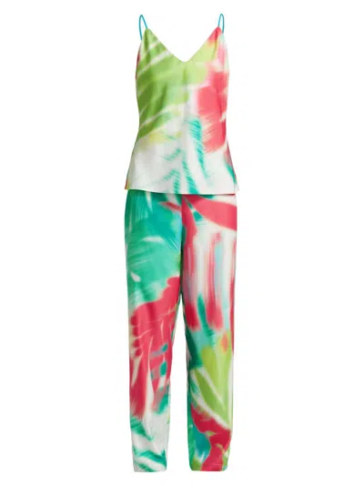 Natori Women's Usami Tropical-printed Pajamas In Multi