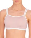 Natori Yogi Contour Convertible Sports Bra In Light Mocha/light Ivory