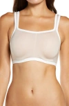 Natori High-impact Yogi Contour Convertible Full Coverage Sports Bra 731050 In White