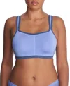 Natori Yogi Underwire Sports Bra In French Blue