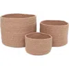 Nattiot Set Of 3 Baskets Ilse