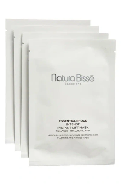 Natura Bissé Essential Shock Intense Instant-lift Sheet Masks, Set Of 4 In White