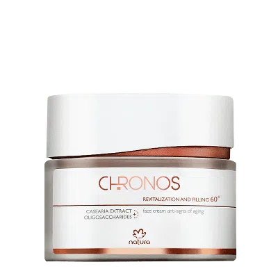 Natura Chronos Revitalization And Filling Face Cream 60+ In White
