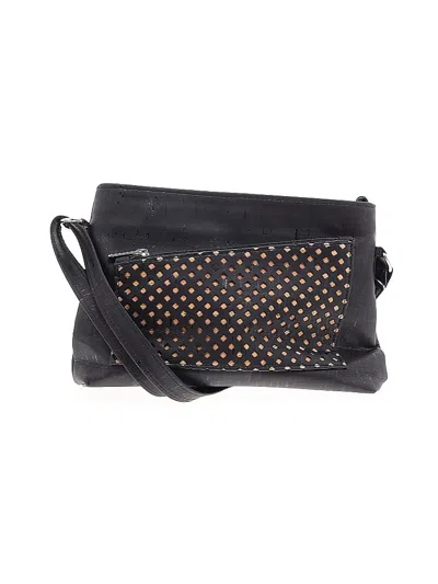 Pre-owned Natural Cork Satchel In Black