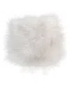 Natural Group Icelandic Sheepskin Square Chair Pad In White